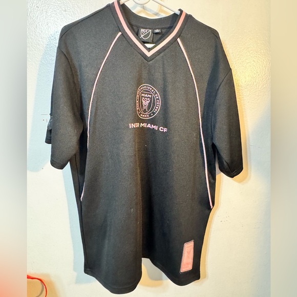 Inter Miami CF MLS Black Pink Soccer Jersey Shirt Men’s Medium Futbol Miami - Picture 1 of 6